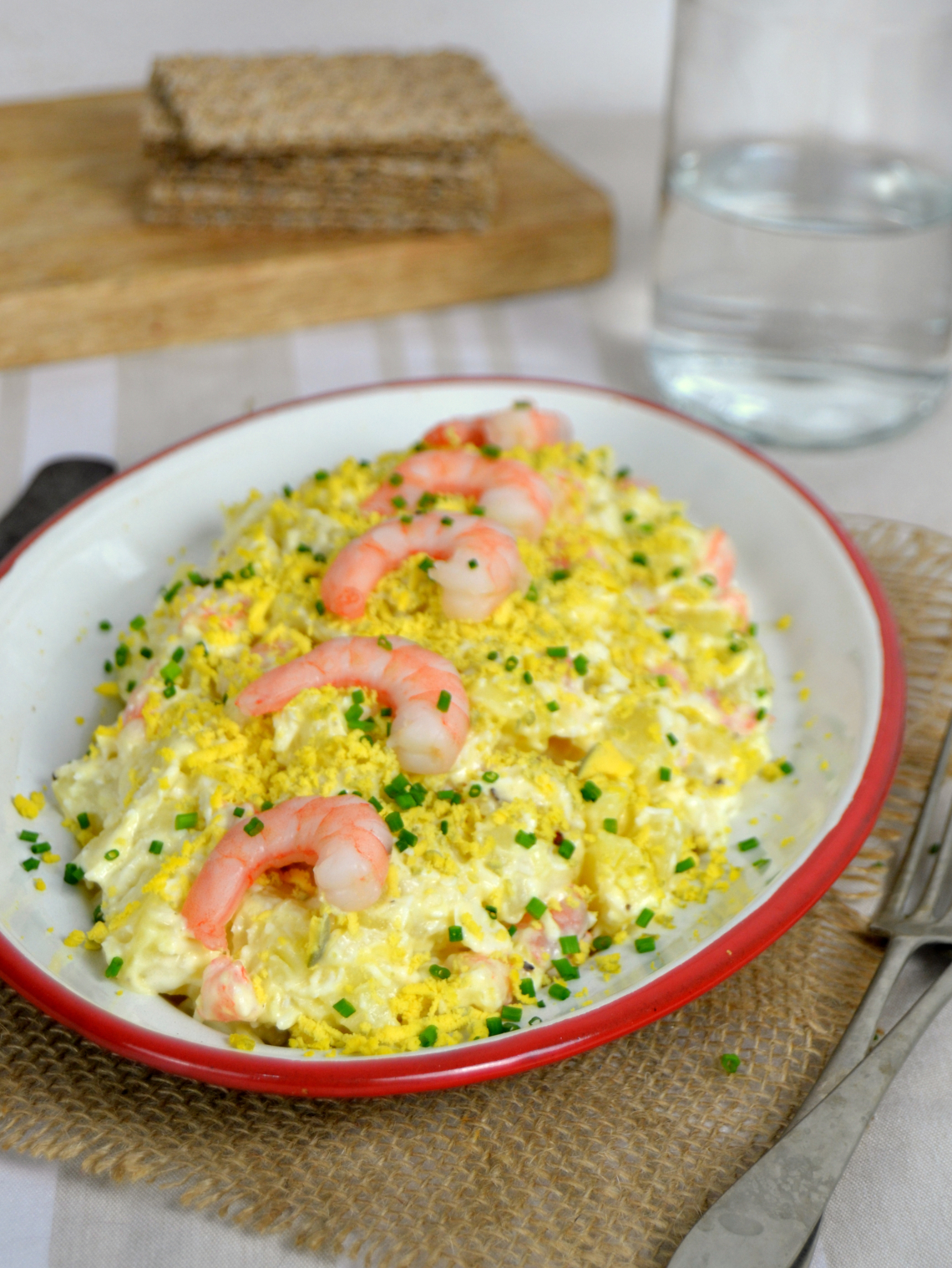 Ensaladilla de gambas o langostinos