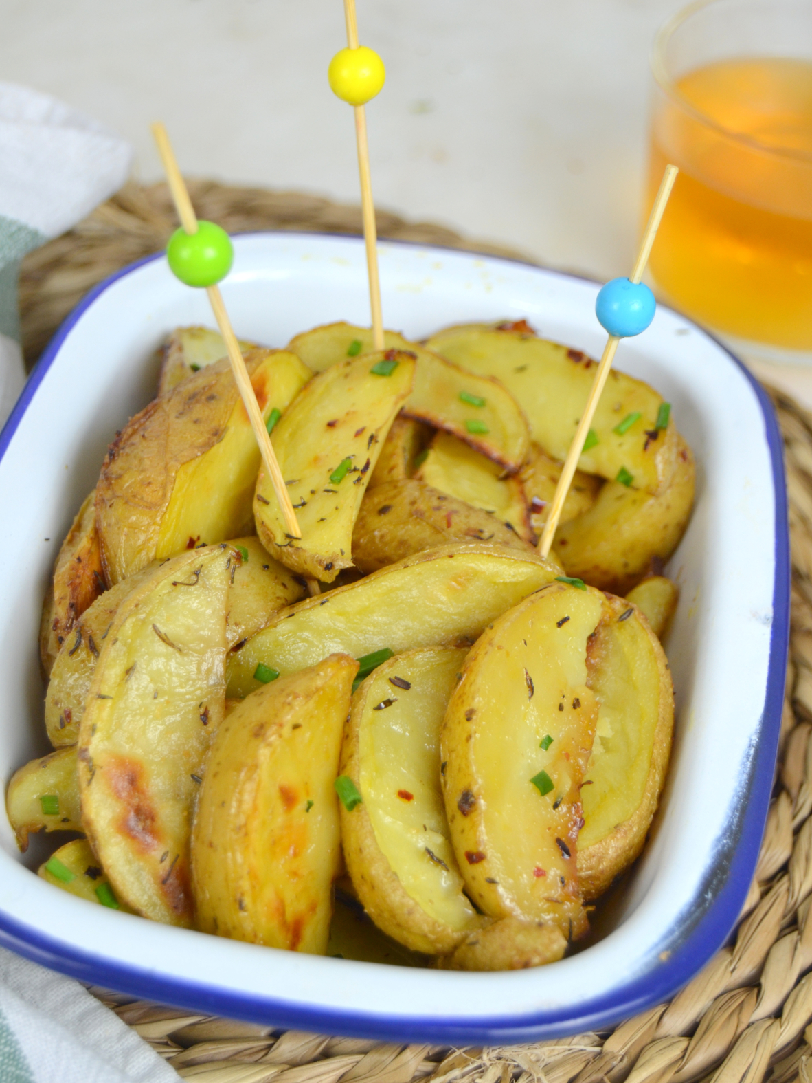 Patatas asadas a la cerveza