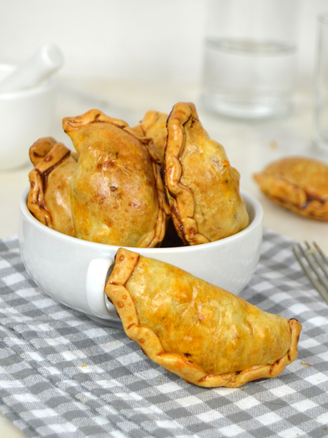 Empanadillas de pollo al horno