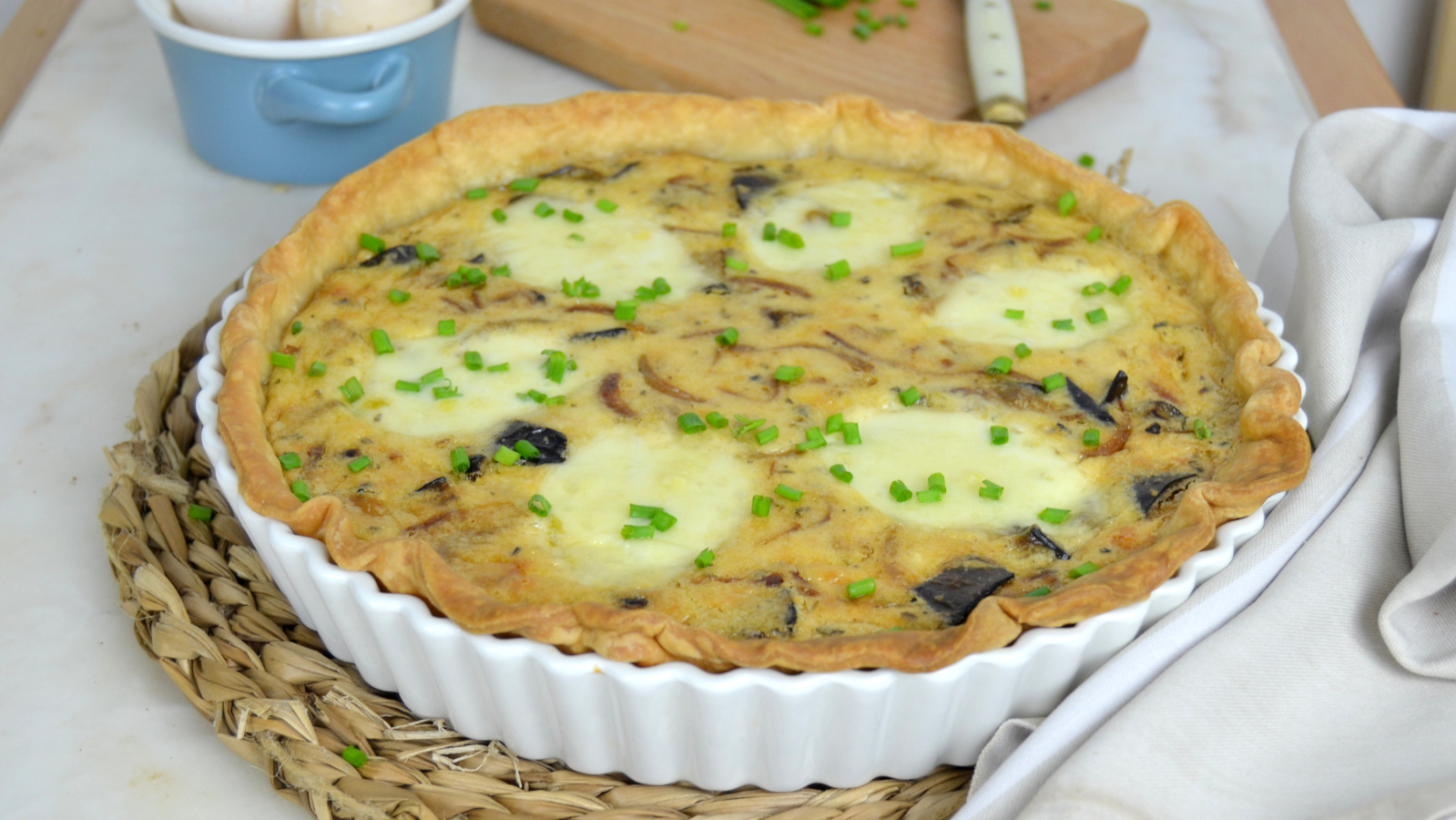 Quiche de berenjena ¡Deliciosa y super sencilla!