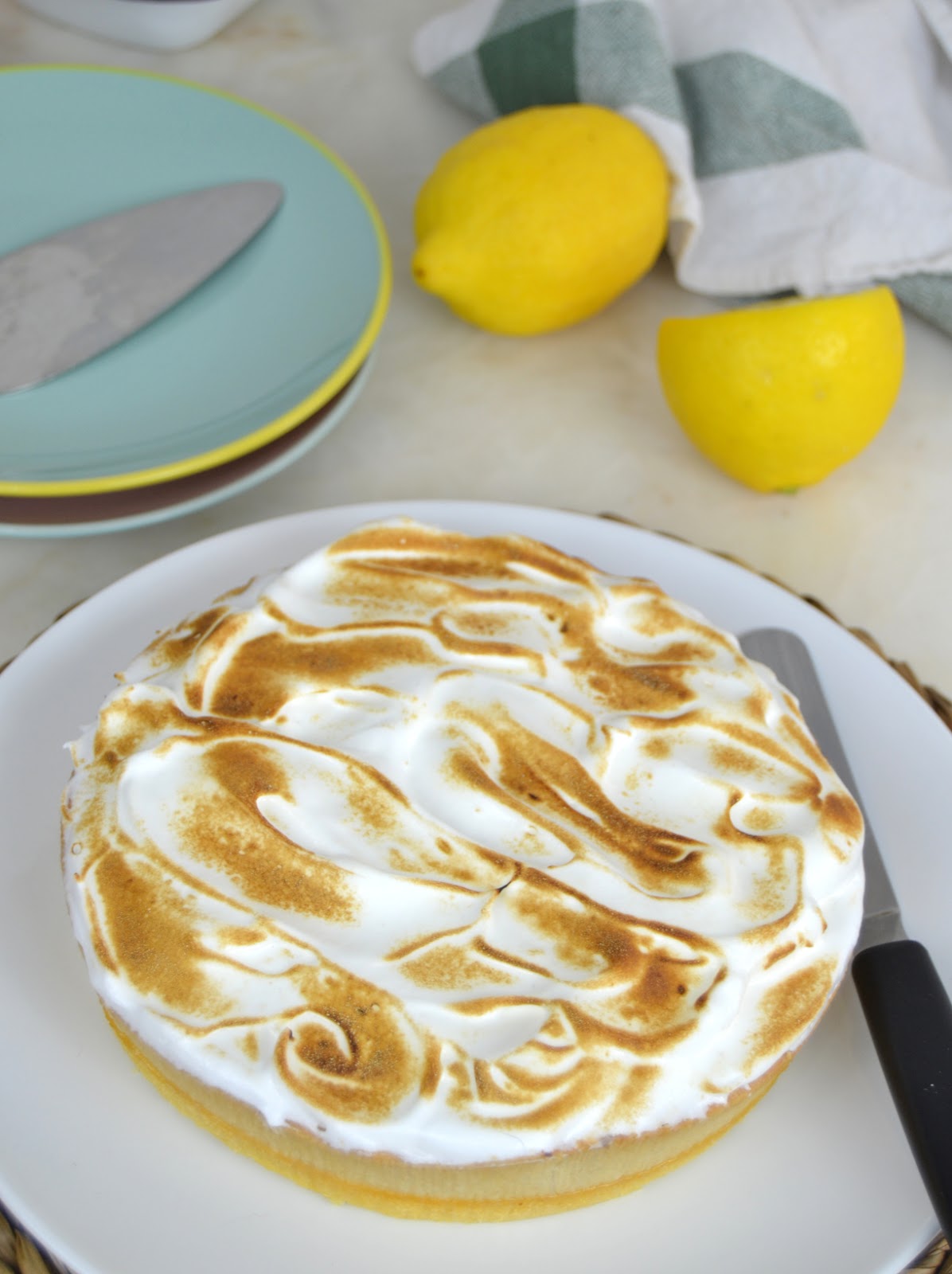 Tarta de limón y merengue  ¡FAcilisima!