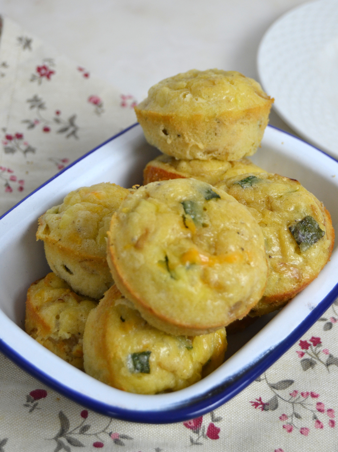 Pastelitos de calabacín y queso