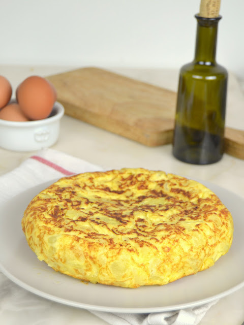 receta. tortilla de patatas al microondas