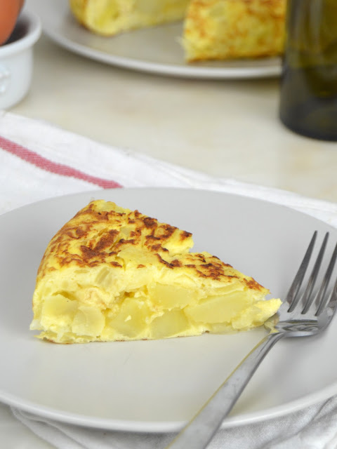 receta. tortilla de patatas al microondas